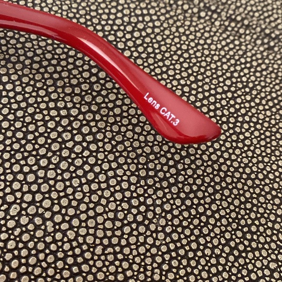 Quay | Red Cat Eye Sunglasses - Picture 4 of 7